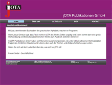 Tablet Screenshot of jota-publikationen.de